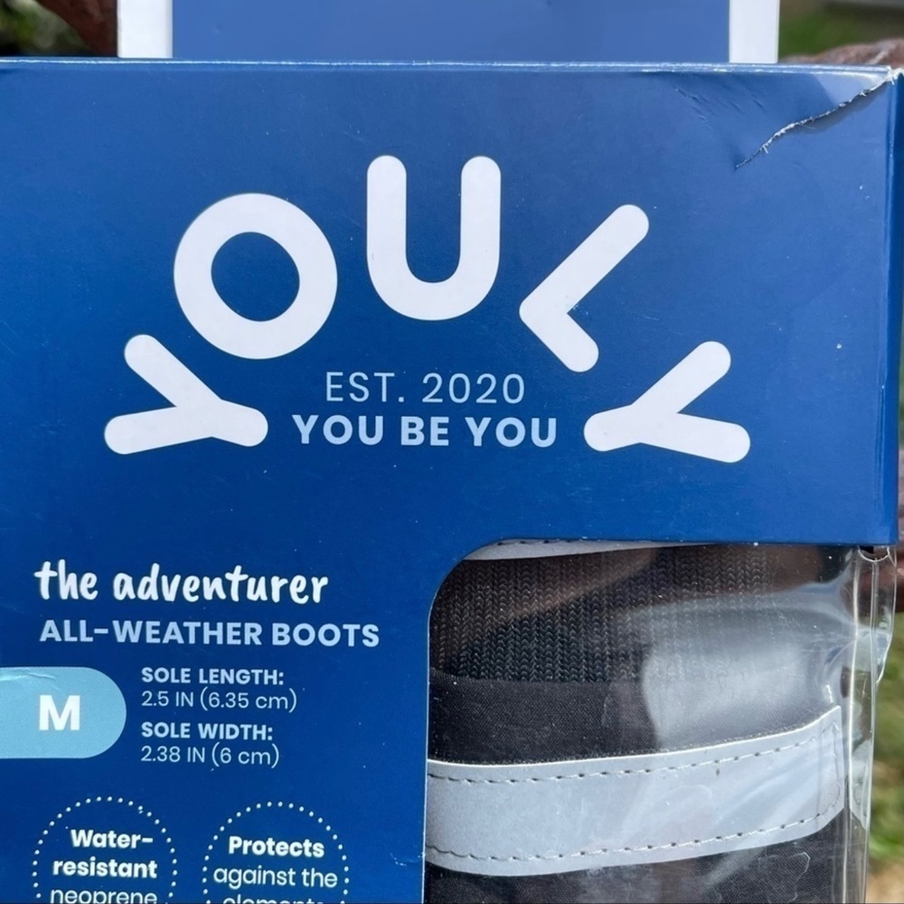 NWT Youly The Adventurer All Weather Dog Boots Paw Covers - Picture 5 of 8